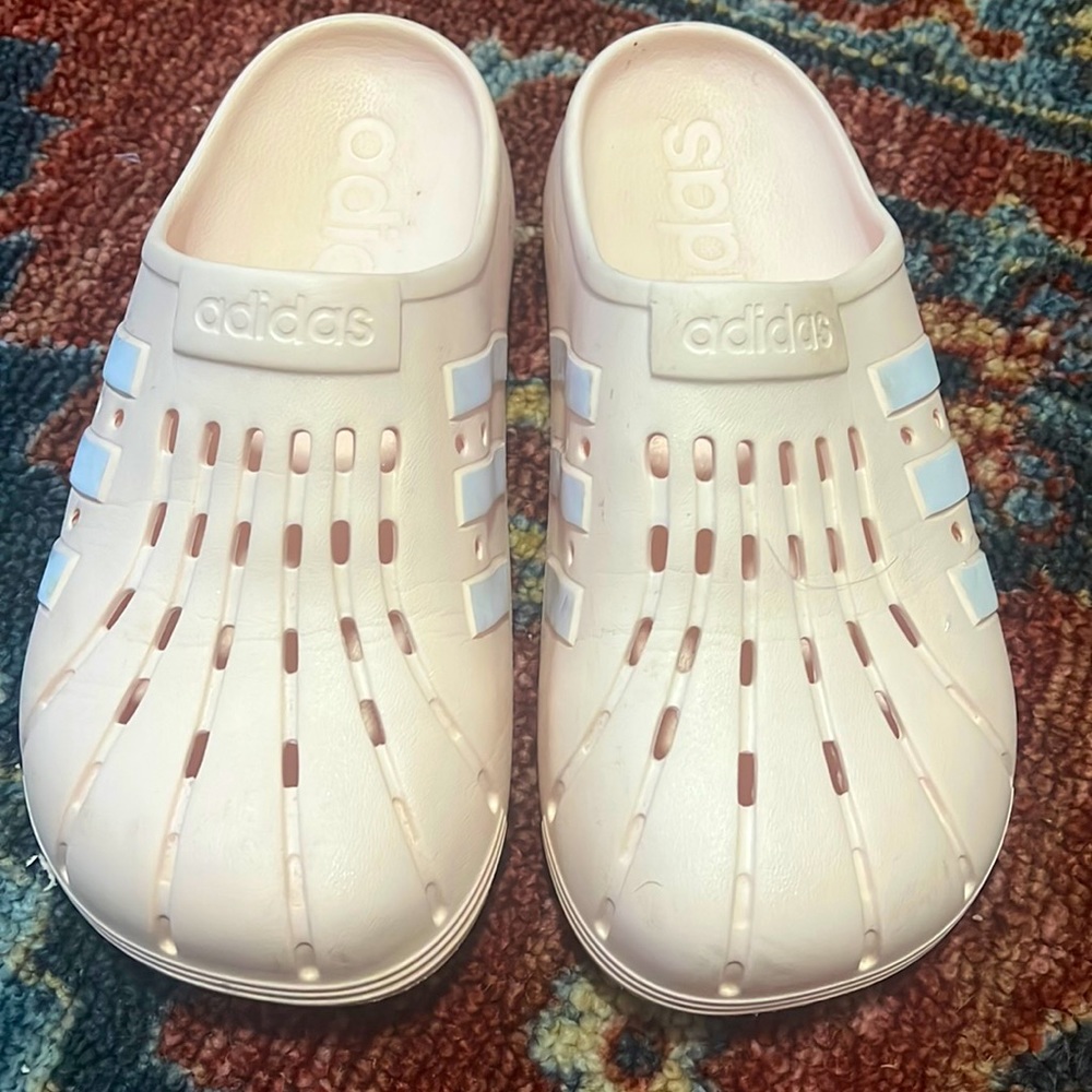 Lightly used Adidas clog slide sandal